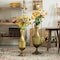 Uniquewise Antique Style 2 Handle Metal Jug Floor Vase for Entryway, Living Room or Dining Room, Large QI004440.L - alternate 2